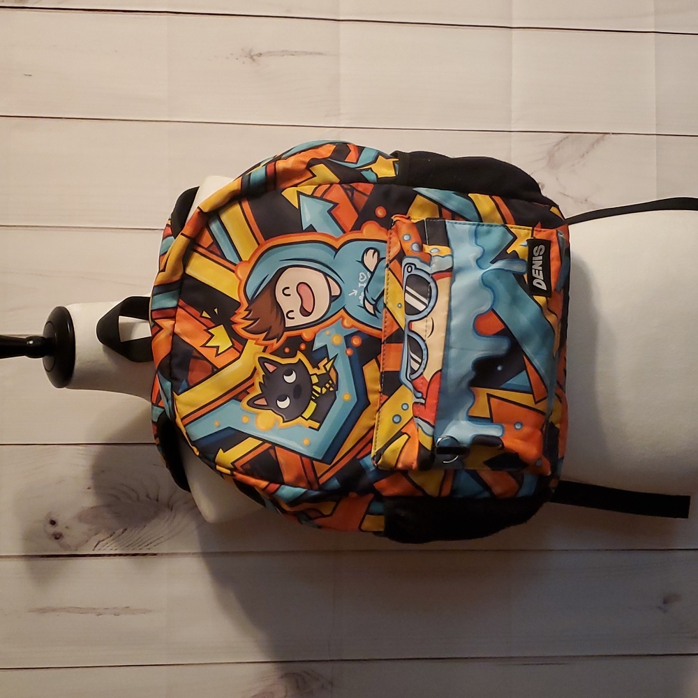 Colorful Graphic Backpack - Picture 3 of 14